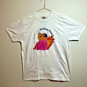 Large White Graphic Tee